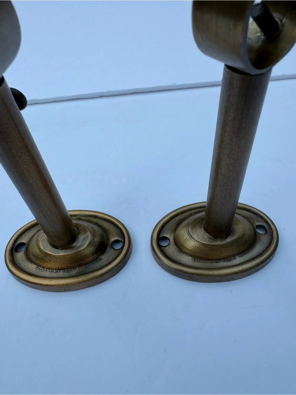Set of 2 NWOT Anthropologie Smithery Curtain Rod Brackets